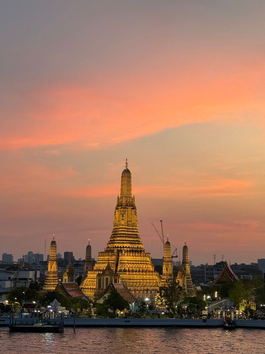 Wat Arun al atardecer, Bangkok